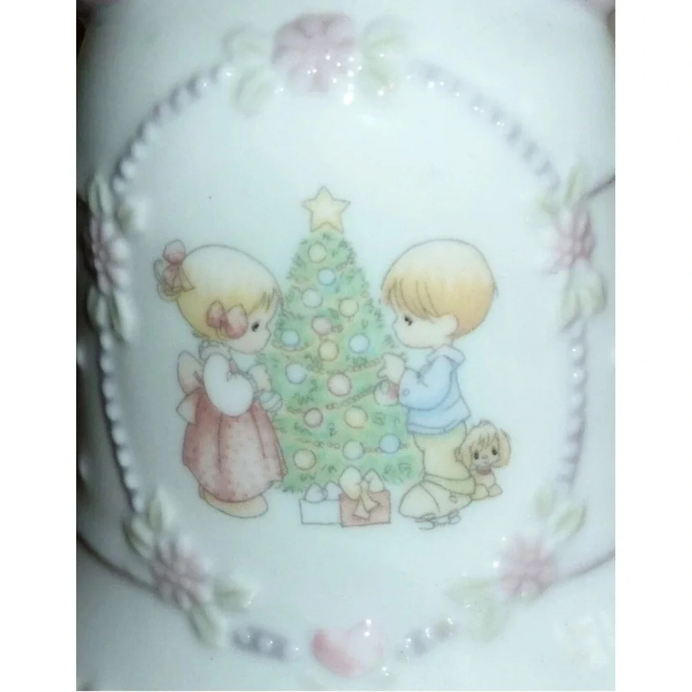 Vintage‎ 1997 Precious Moments Enesco Songs Of Joy Porcelain Christmas Bell